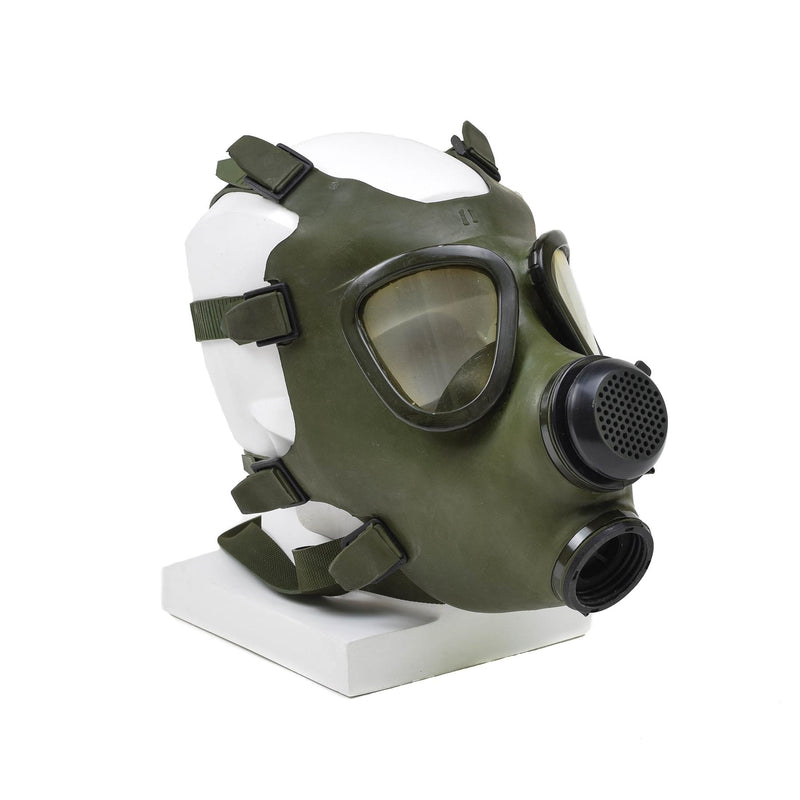 Maschera per gas rumena M74 Full Face Respiratore NBC Vintage Olive militare surplus