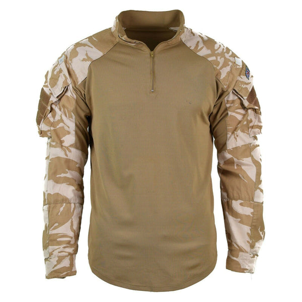 British Original Under Body Shirt Ubac Desert Camouflage Emissioni militari