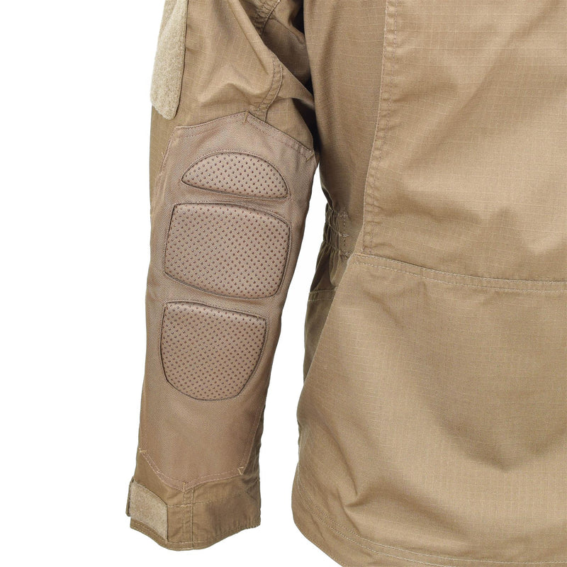 Mil-Tec Brand Style Military Style Ripstop Dark Coyote Combat Troops Jacket Chimera