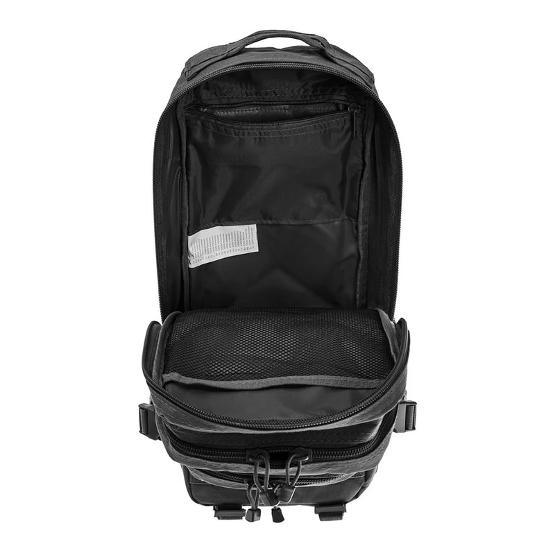 Mil-Tec U.S. Assault Style 20L Tactical Daypack Outdoor Camping Black Backpack