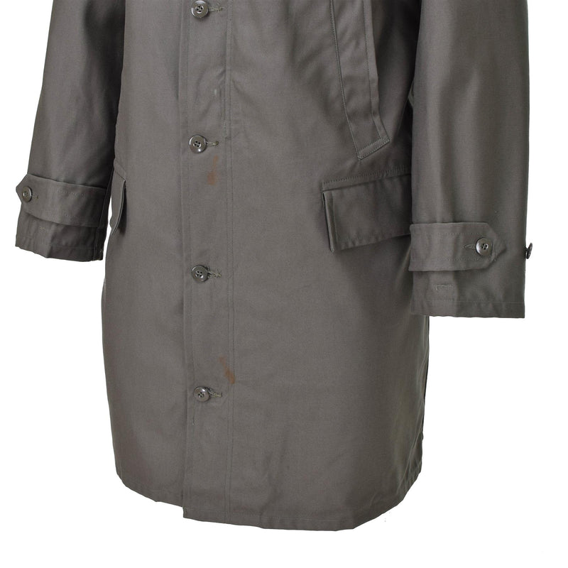 Guida vera Armata tedesca Parka Olive Olive Oversare Overplus Coat Long Od Vintage Nuovo