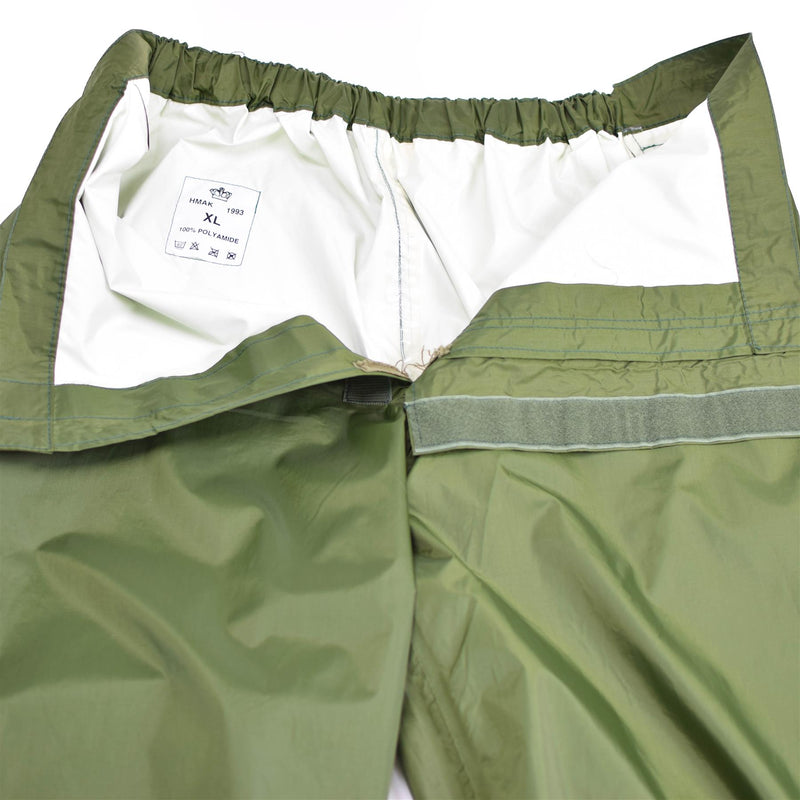 Army Danish Army O.D Pantaloni da tempo umido pantaloni pioggia impermeabili Danimarca
