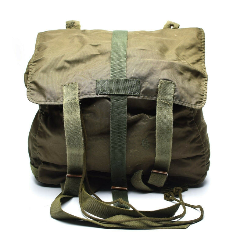 Borsa di emissione militare originale dell'esercito austriaco da giorno dell'esercito haversack olive