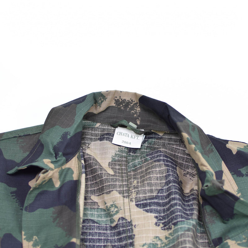 Guida camicia dell'esercito ungherese M90 ​​4 Colore camuffato a manica lunga militare nuovo