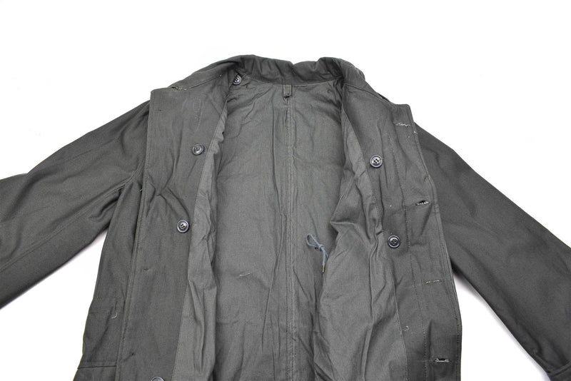 Autentico esercito greco M65 giacca sfodera l'uniforme da lavoro grigio surplus militare nuovo