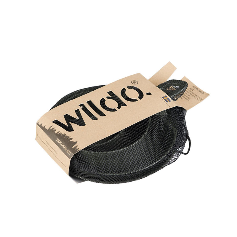 Schiere da tavolo da campeggio Wildo Explorer Kit set di utensili per esterni leggeri senza BPA