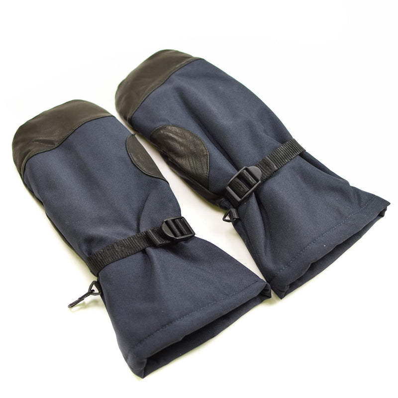 Original Dutch Army Mittens NATO Giove invernali inverno marittimo blu militare nuovo