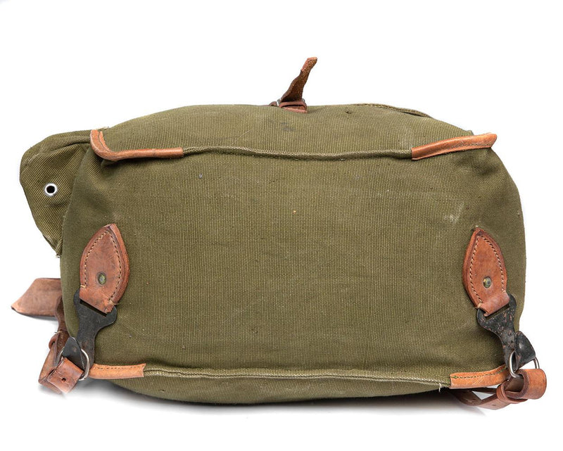 Guido sacca di zaino rumeno Bag di surplus militare OD OD SHORAP CANVAS