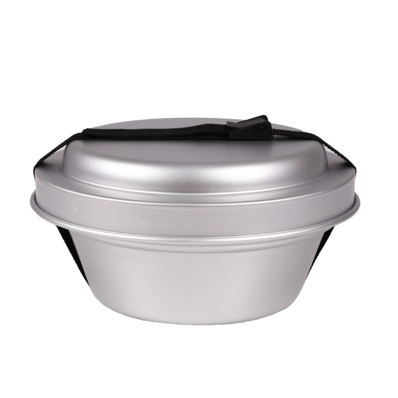 Mil-TEC Alluminio Cooking Stufo Set di pentole per escursioni Ciotola da campeggio compatto da campeggio