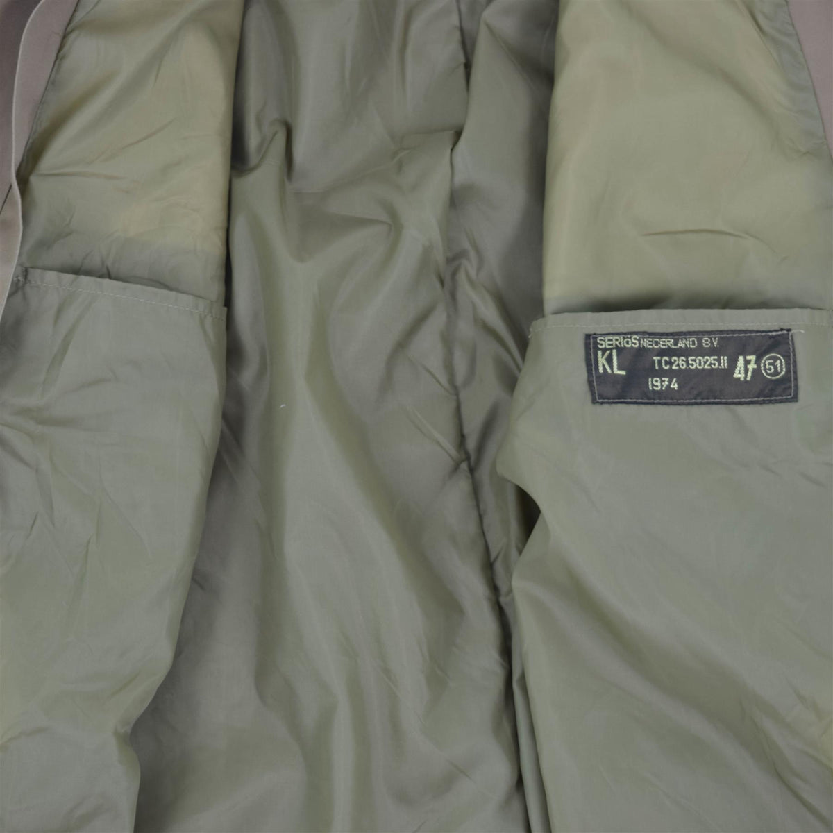 Trenchcoat formale originale dell'esercito olandese marrone cappotto da ufficiale militare in surplus NUOVO