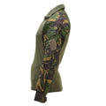 Camicia da combattimento militare olandese originale da campo con zip DPM mimetica