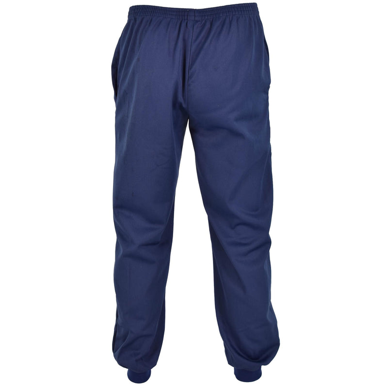 Pantaloni da pista per piste da pista per le truppe della marina francese originali Nuovo