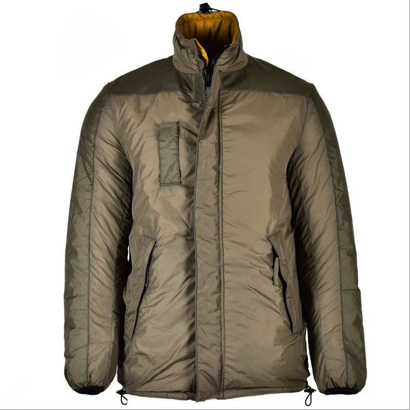Giacca reversibile dell'esercito o Dutch Termica Olive OD Coyote Cold Weather Nuovo