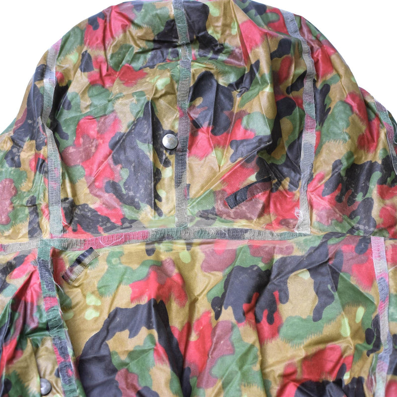 Truppa originale dell'esercito svizzero camo tattico di plastica poncho alpenflage pattern