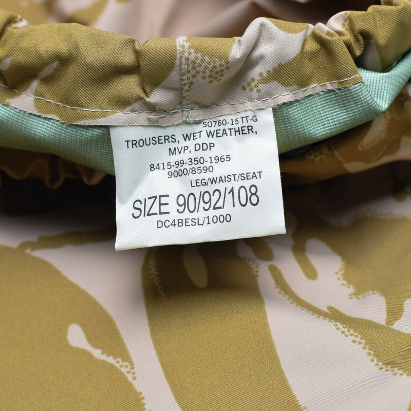 Genidi pantaloni militari di pantaloni da combattimento dell'esercito britannico Goretex impermeabile