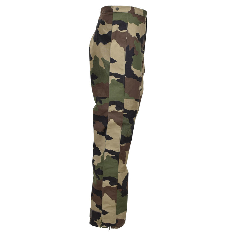 Pantaloni di pioggia militare francesi originali Bretini per pantaloni trilaminici impermeabili Nuovi