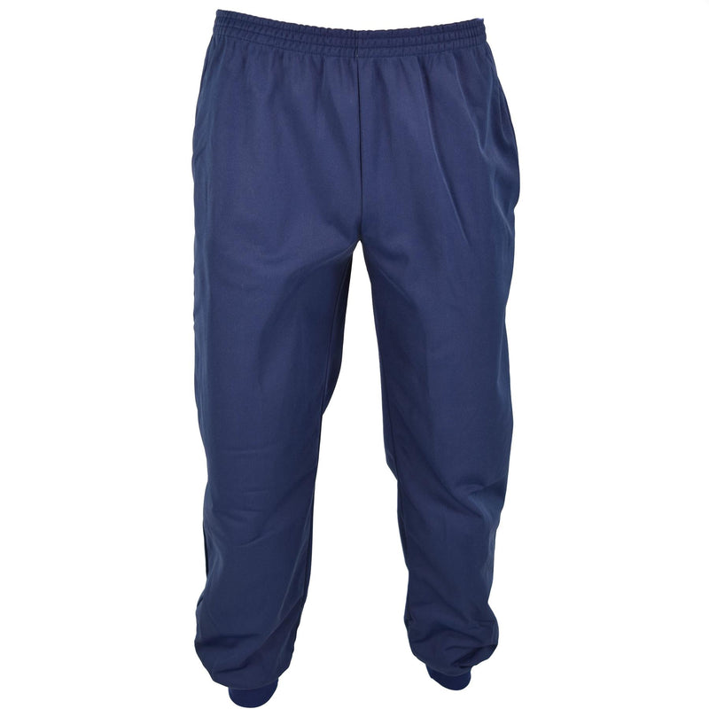 Pantaloni da pista per piste da pista per le truppe della marina francese originali Nuovo