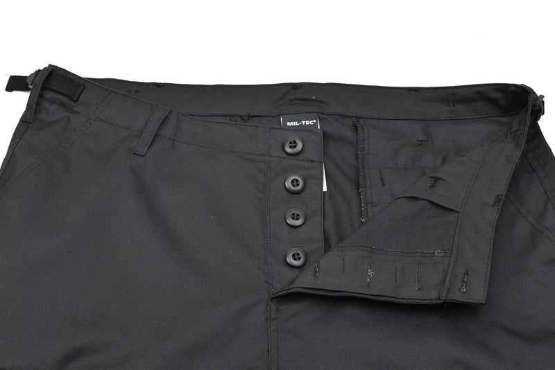 Truppe di stile militare del marchio Mil-Tec Bermuda Combatti Shorts Army Shorts Black