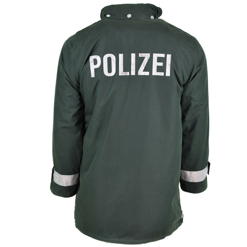 Guida di polizia tedesca autentica Goretex verde impermeabile BGS Parka Border Guard