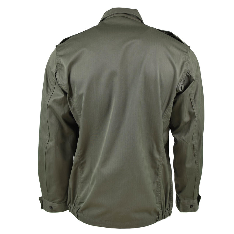 Guida Giacca da combattimento dell'esercito francese F2 Problema militare Surplus Shirt Olive OD NUOVO