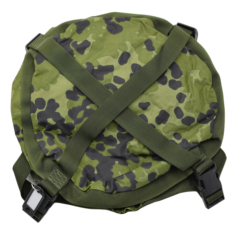 Borsa di compressione militare danese originale M84 CAMO PU rivestito Nuovo leggero