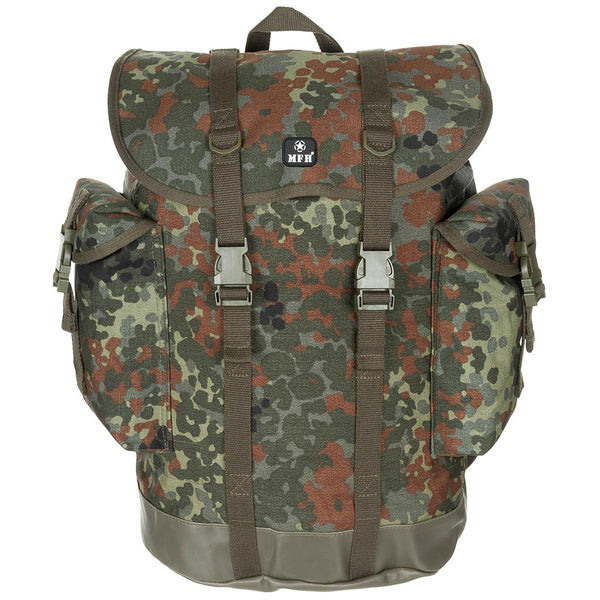 MFH Army Brand BW Mountain Camuflage Backpack tattico 30L RucksAck Armato nuovo