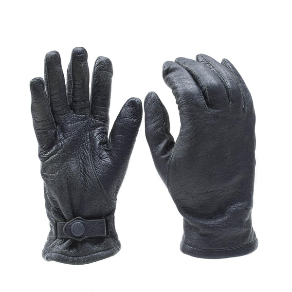 Guanti di pelle militare originale tedesca cinghia grigio cinghia dell'esercito dell'esercito tedesco