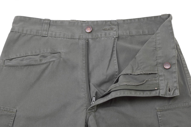 Serviri aerei militari francesi veri pantaloni di lavoro rinforzato grigio pantaloni cargo