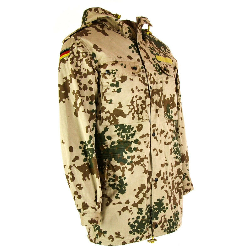Guida giacca tedesca dell'esercito tedesco Parka Ermy Exercy Desert Combat Desert Tropic
