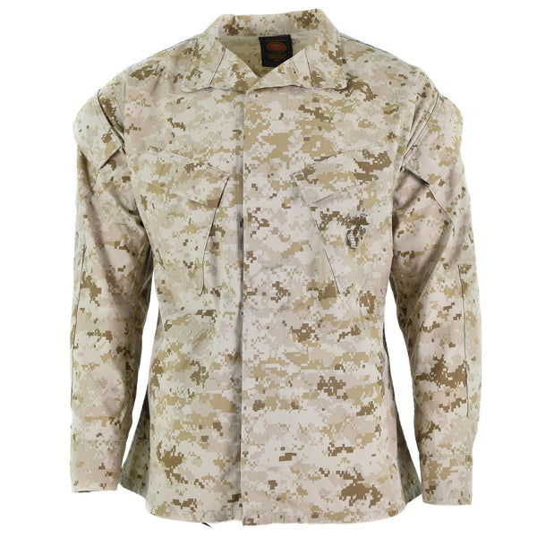 Giacca delle truppe dell'esercito americano originale BDU Digital Desert Camo Shirts Issumi
