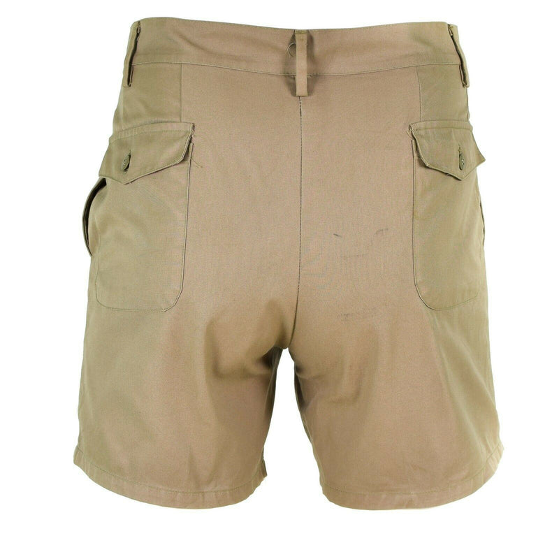 Shorts dell'esercito italiano autentico Khaki Chino Combattimento militare Bermuda BDU
