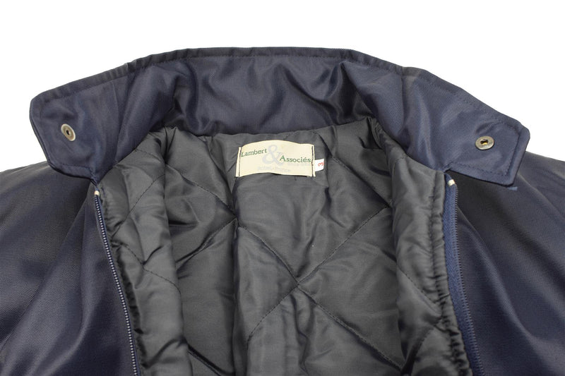 Marca lambert forze aeree francese giacca bomber blu arorosa uniforme pilota