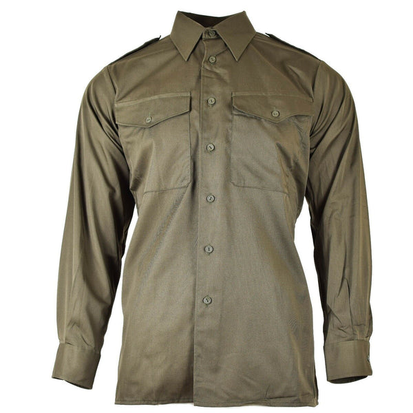 Guida camicia dell'esercito austriaco O.D Combattimento militare a maniche lunghe BDU Nuovo