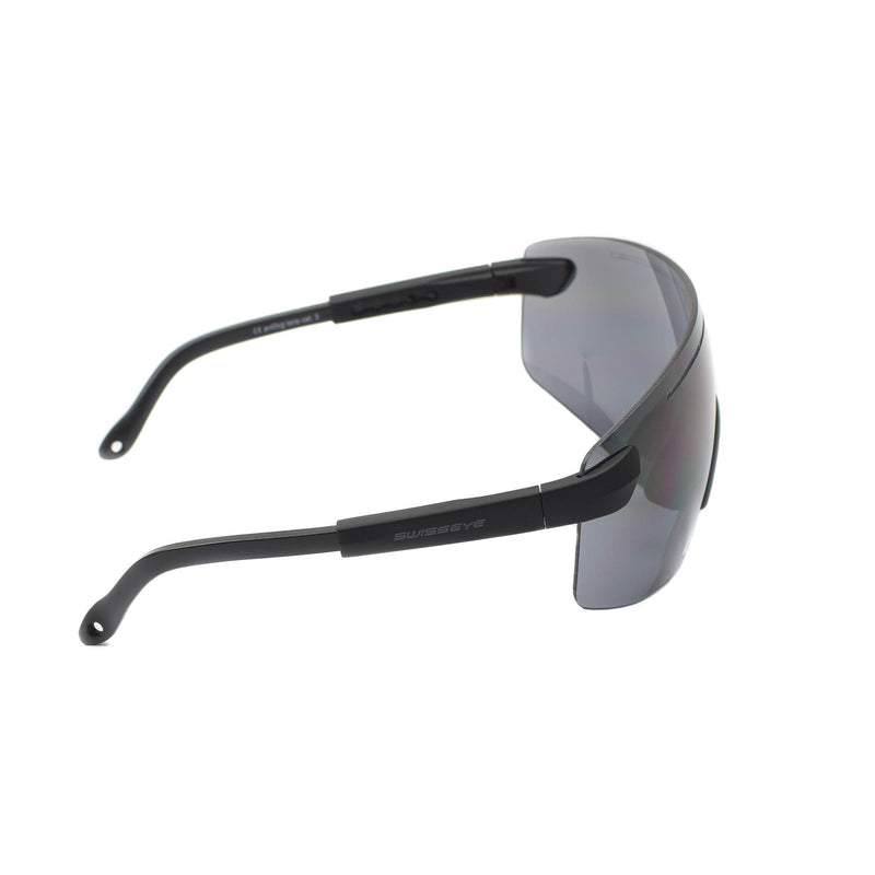 Swiss Eye Shooting Occolla di protezione per gli occhi larghi gli occhiali da lenti neri anti-Fog Uv400