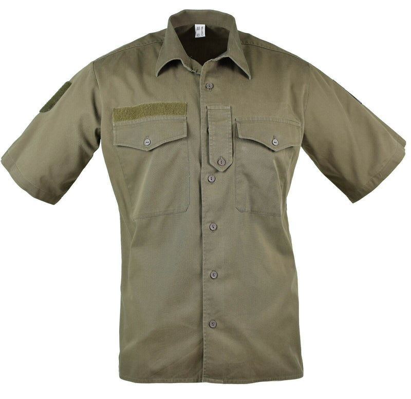 Shirt dell'esercito austriaco autentico M65 O.D Combattimento militare a maniche corte Olive BDU