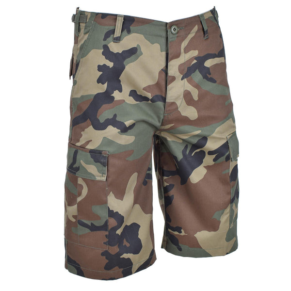 MIL-TEC Brand Style Military Woodland Mimeti Bermuda Bermuda BDU Army Shorts