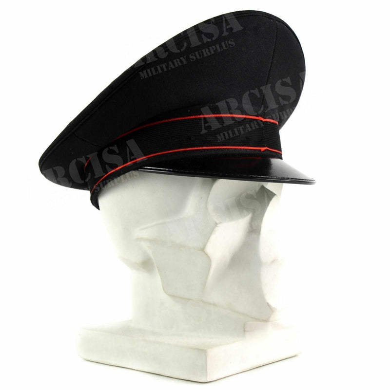 Autentico esercito italiano puntato a punta della polizia militare Visor foraggiatore black new