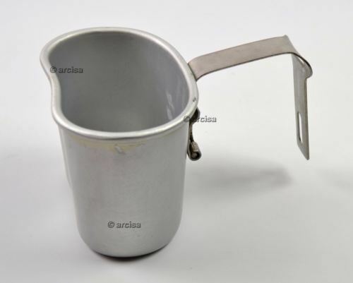 Original Belgian Army Centeen Cup Cup Mess Mess Alluminum Pot Bushcraft come US M1910