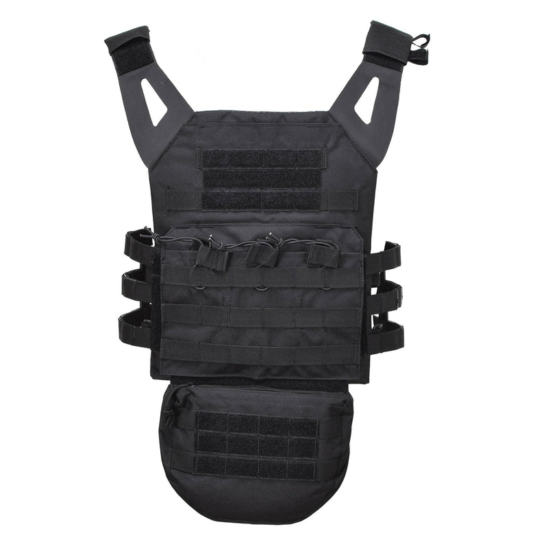 Mil-Tec Gen II Piastra militare Carrier Combatti tattici Combatti Wiistcoat Nero