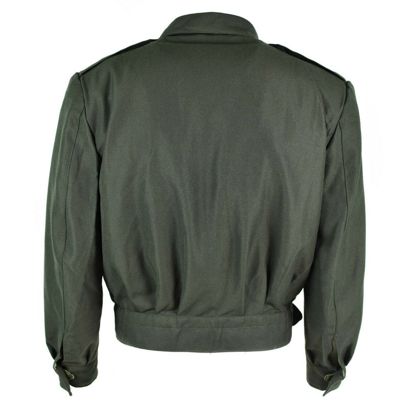 Field dell'esercito greco originale Ike Giacca Gabardine Wool Blaze Grecia militare Nuovo