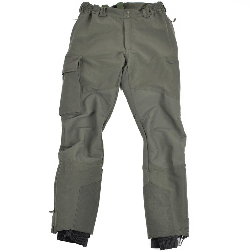 Guido esercito francese alpino o.d pantaloni con protezione della caviglia e bretelle nuove