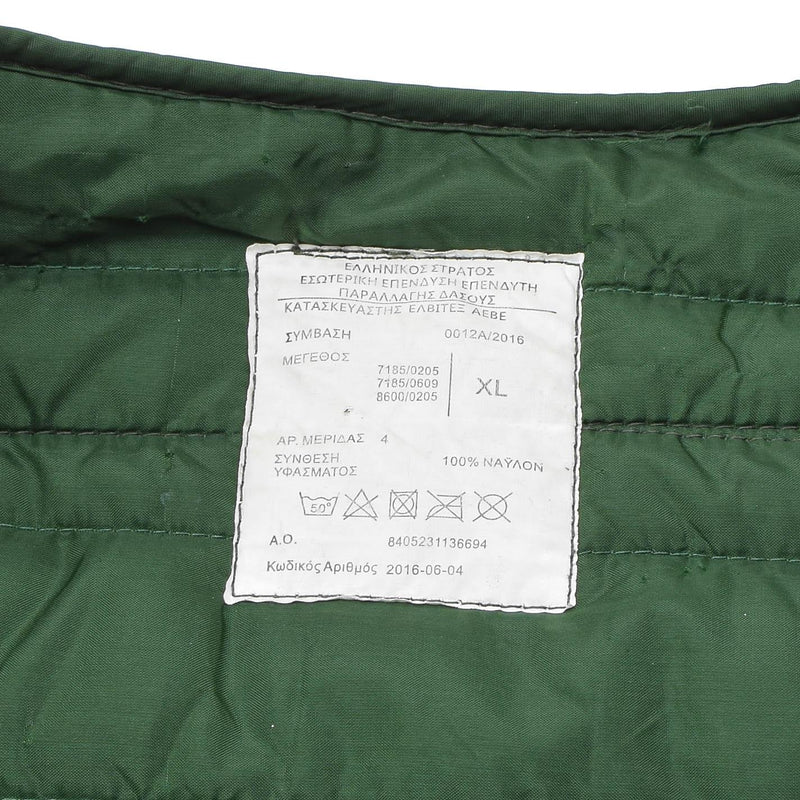 Originale Greco militare M65 Giacca a manica lunga rivestimento Green Grecia Army Success
