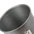 A.Blochl AB-X6 1 Liter Pot Camping Trekking Trekking Riscaldamento rapido Alluminio Grigio Nuovo