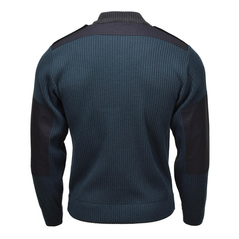 Makeiter militare olandese originale Pullover invernale Pullover Coldimetto Blu