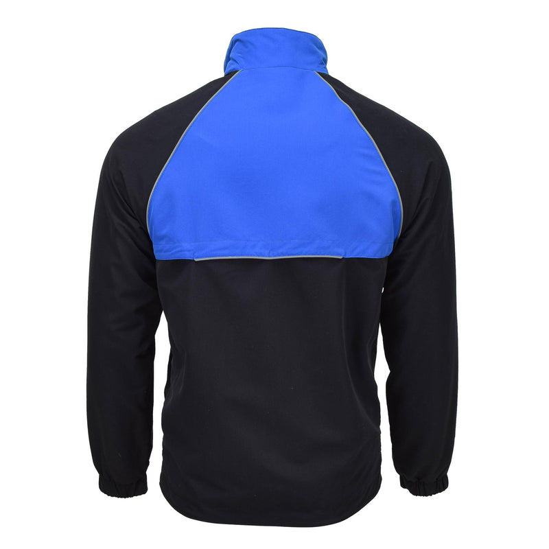Autentico tuta militare tedesco Bundeswehr camicie da pista camicie sportive blu nero