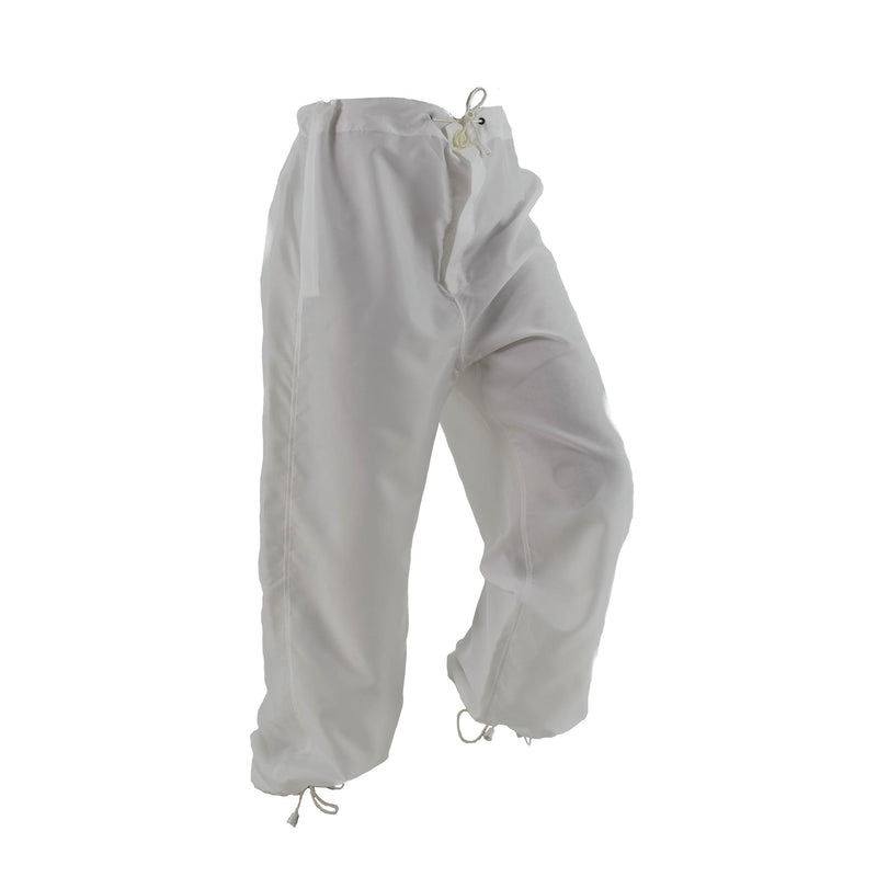 Pantaloni da neve dell'esercito olandese originale BDU I pantaloni bianchi invernali in surplus militare nuovo