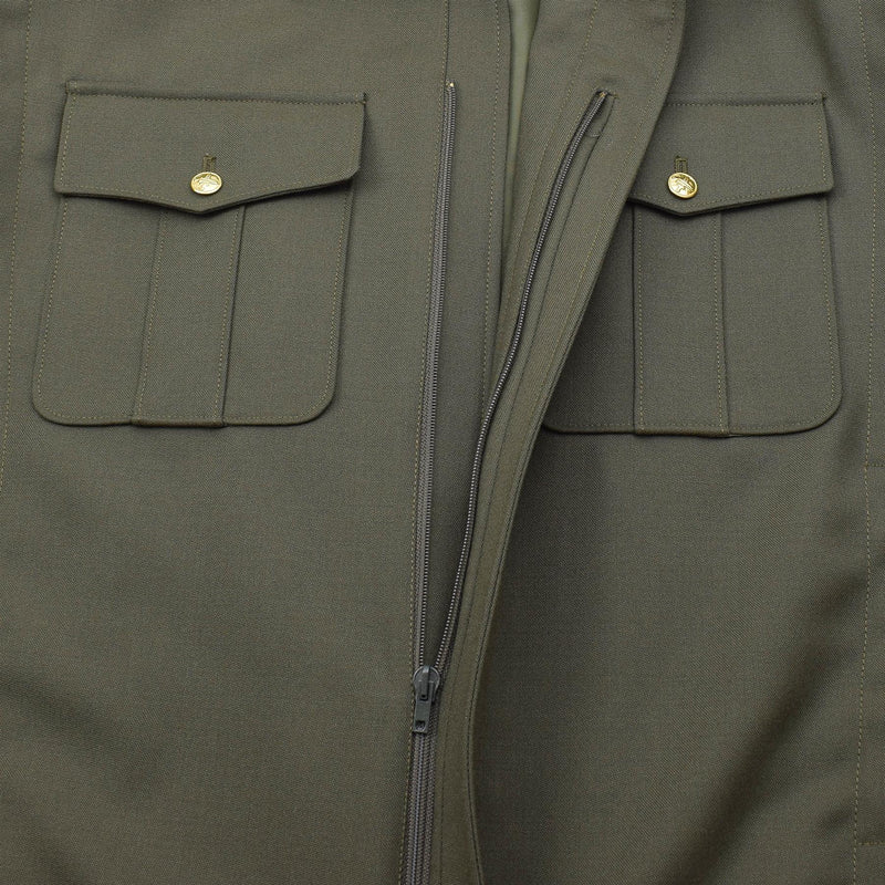 Original Ceca Army Blouson Field Trugs Caspetta di oliva militare Casualmente Nuova