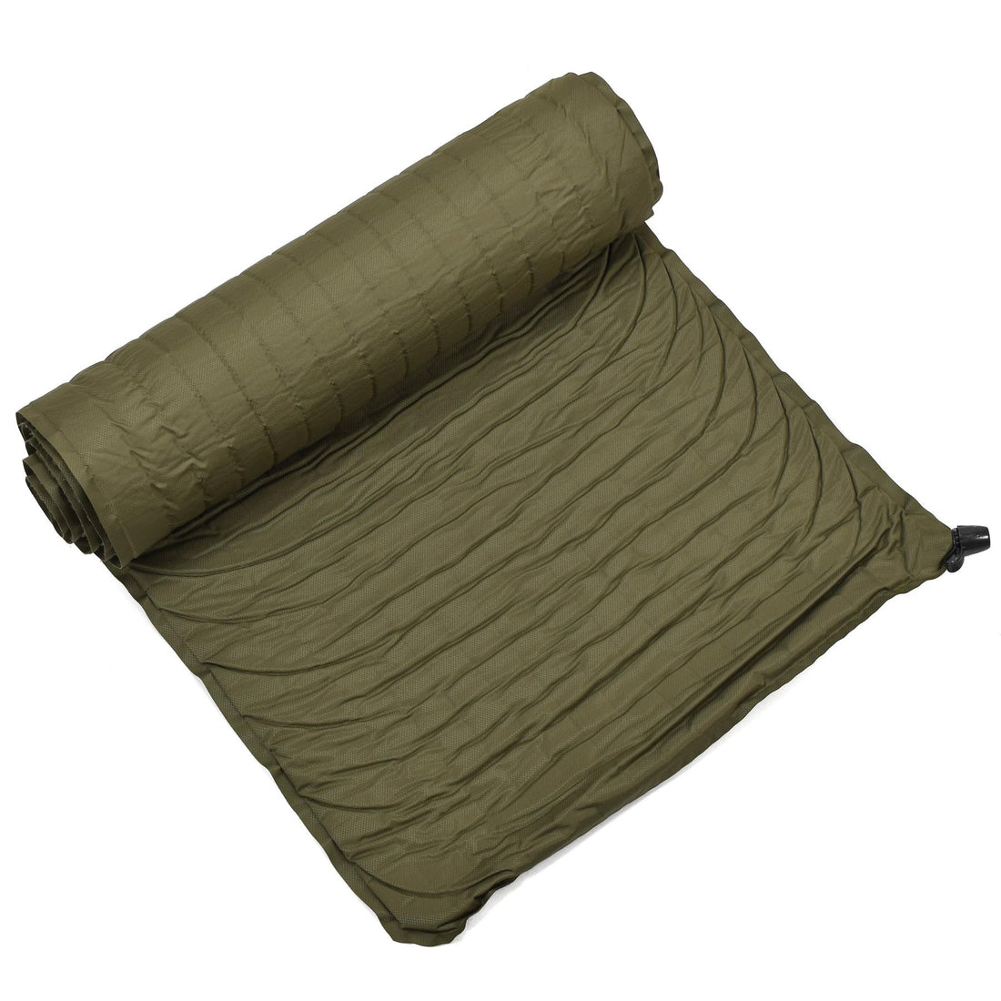Materassino da campeggio arrotolabile originale militare olandese 180x50 cm color oliva