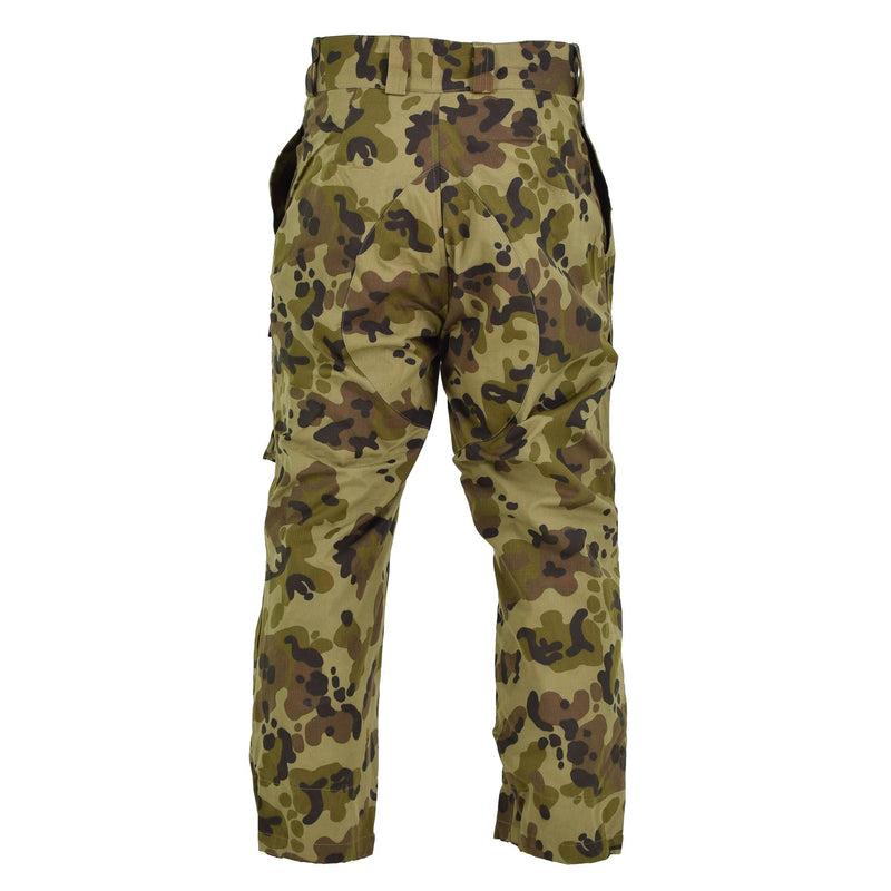Truppe di campo originali pantaloni pantaloni Fleck Pattern camuflage bdu pantaloni nuovi
