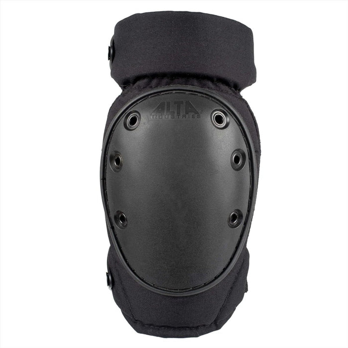 Ginocchiera tattica AltaCONTOUR con cappuccio lungo, forma ergonomica del contorno e guscio protettivo nero per resistenza agli urti